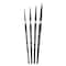 Silver Brush Limited Black Velvet® Medium Round Brushes Set